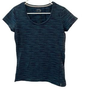 Eddie Bauer Striped Basic Tee size M